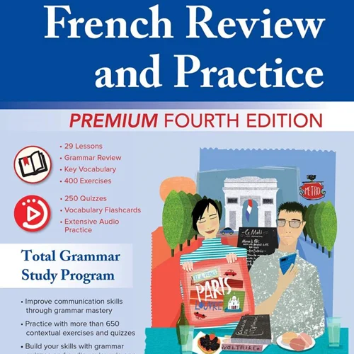 کتاب آموزش فرانسه The Ultimate French Review and Practice Premium Fourth Edition