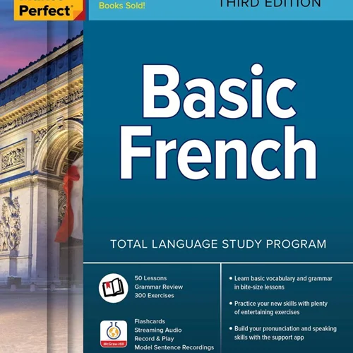 کتاب فرانسه بیسیک فرنچ 2021 جدید Practice Makes Perfect Basic French Third Edition