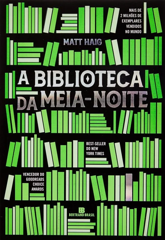 رمان کتابخانه نیمه شب به زبان پرتغالی A biblioteca da meia-noite