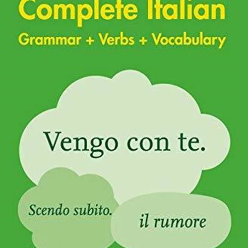 خرید کتاب ایتالیایی Easy Learning Italian Complete Grammar Verbs and Vocabulary