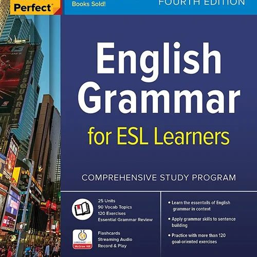 کتاب انگلیسی انگلیش گرامر Practice Makes Perfect English Grammar for ESL Learners Premium Fourth Edition