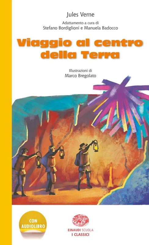 کتاب داستان ایتالیایی Viaggio al centro della terra
