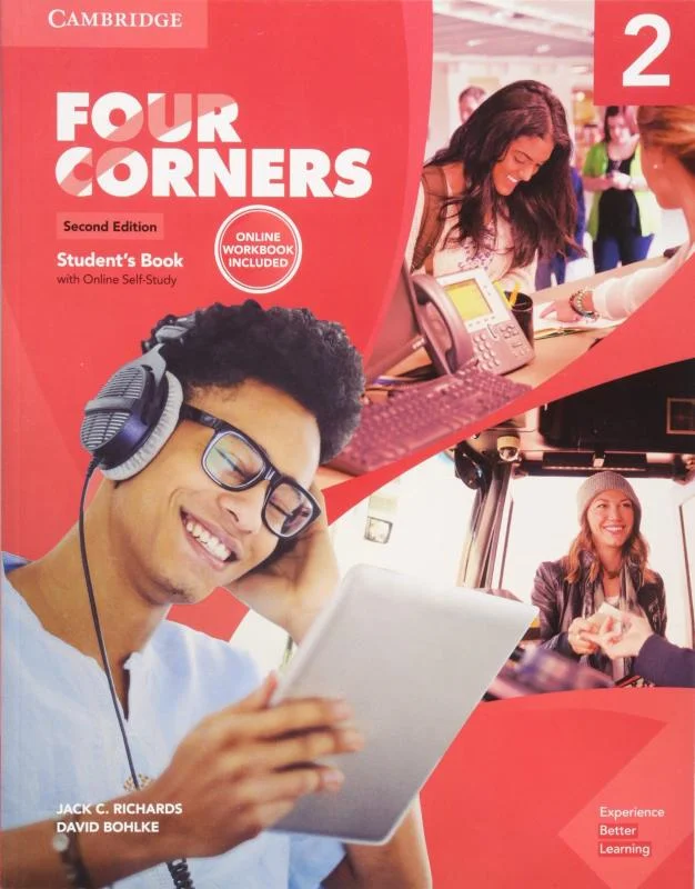 کتاب انگلیسی فور کرنرز Four Corners 2nd 2 SB+WB+DVD 1