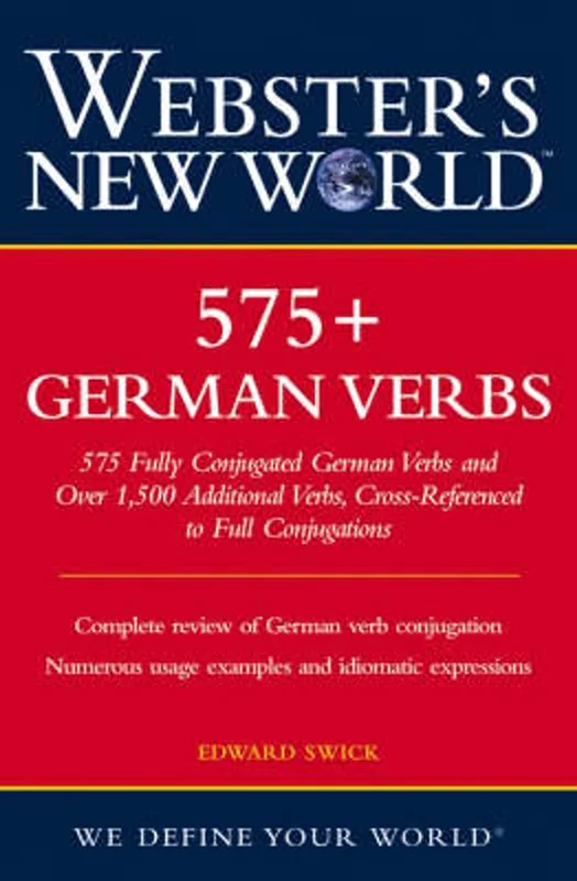 کتاب افعال آلمانی Webster's New World 575+ German Verbs
