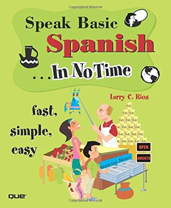 خرید کتاب اسپانیایی Speak Basic Spanish In No Time